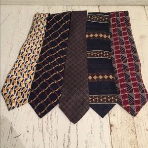 🌷3/$20🌷 5 Ties Talbott Blass Puritan Wembley CClub